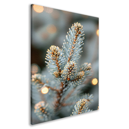 Wintertak met Warme Lichtjes canvas