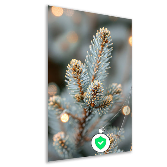 Wintertak met Warme Lichtjes poster