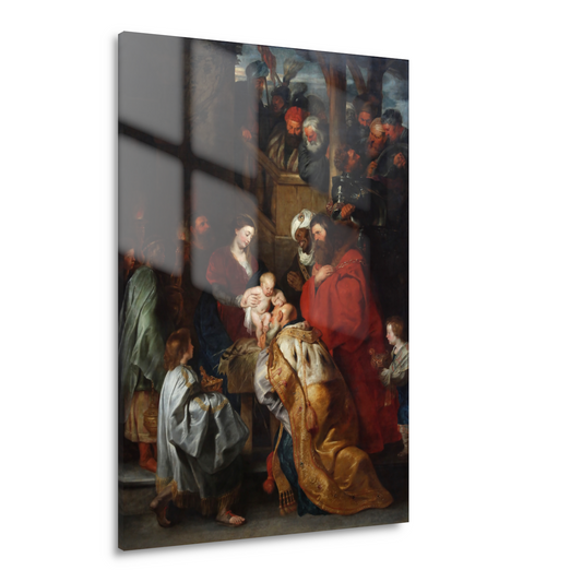 De Aanbidding der Koningen - Peter Paul Rubens Acrylglas