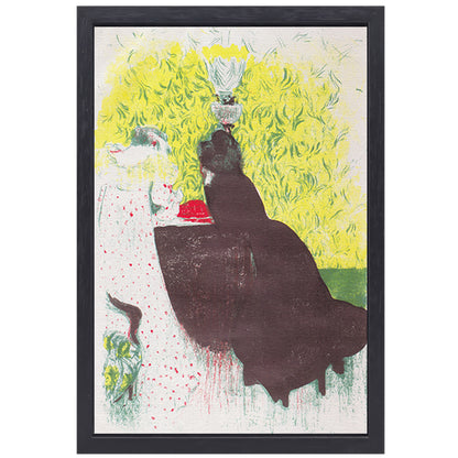 De twee schoonzusters - Édouard Vuillard canvas met baklijst
