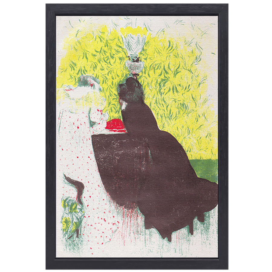 De twee schoonzusters - Édouard Vuillard canvas met baklijst