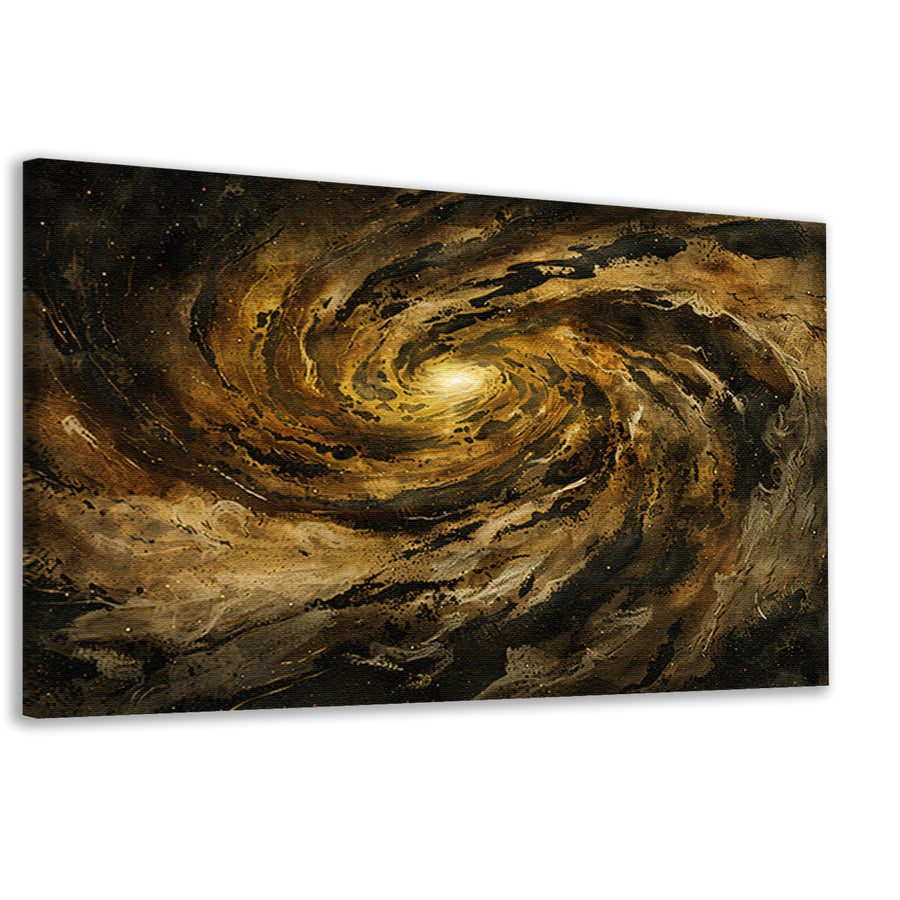 Van Goghs Melkwegspiraal: Een kosmisch nachtkunstwerk canvas