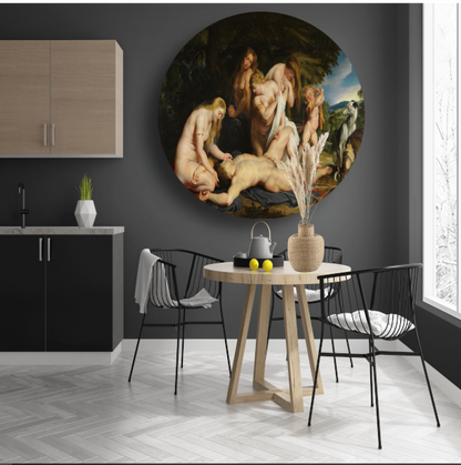 De dood van Adonis - Peter Paul Rubens forex muurcirkel
