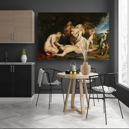 De dood van Adonis - Peter Paul Rubens poster