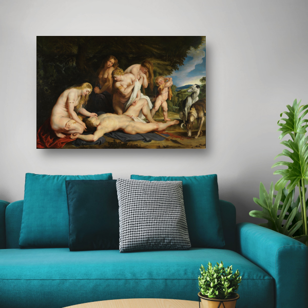 De dood van Adonis - Peter Paul Rubens poster