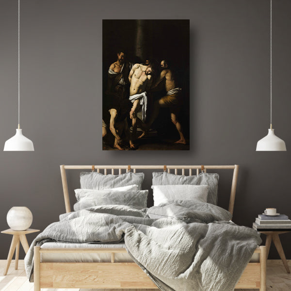 De geseling van Christus - Caravaggio poster