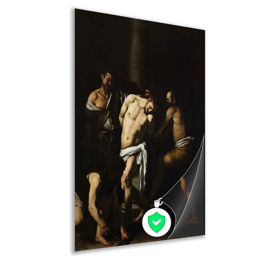 De geseling van Christus - Caravaggio poster