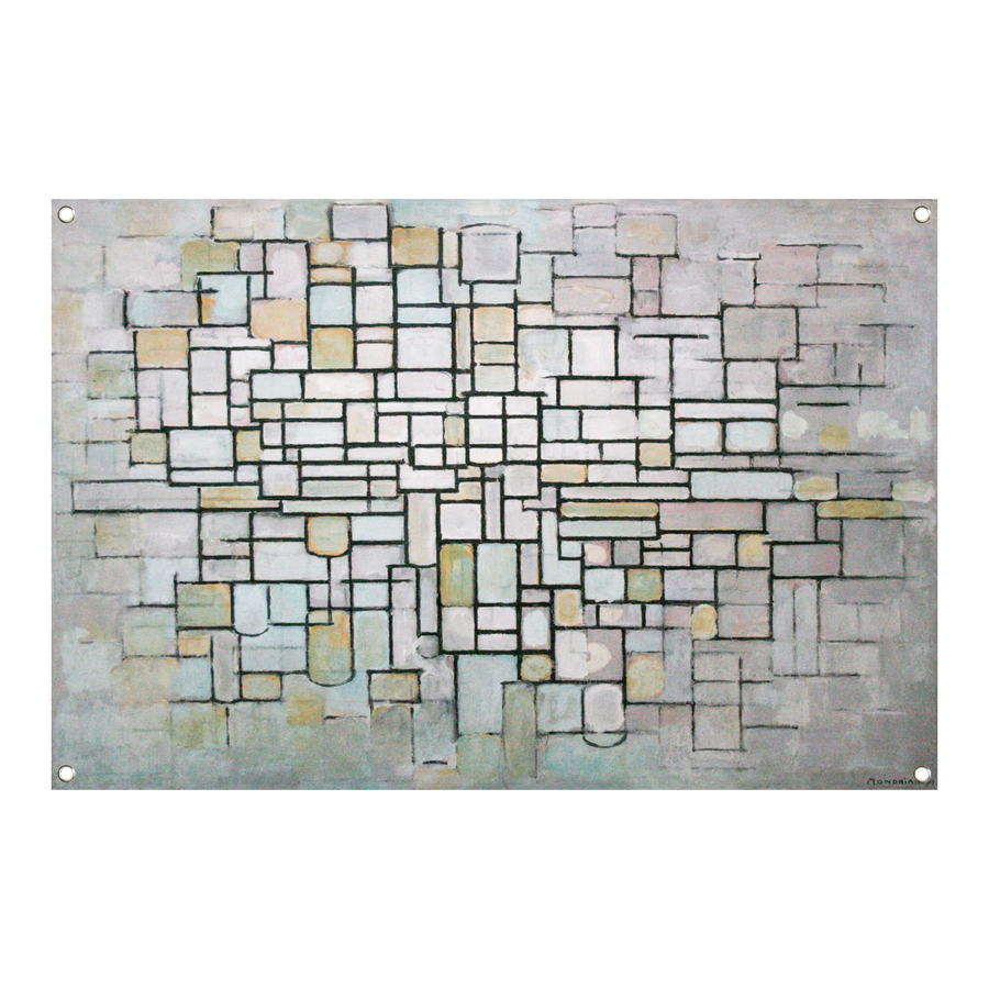 Samenstelling Nr. 11 - Piet Mondriaan tuinposter