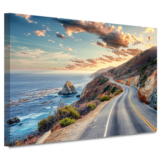 Impressionistieke Landschapsweg canvas