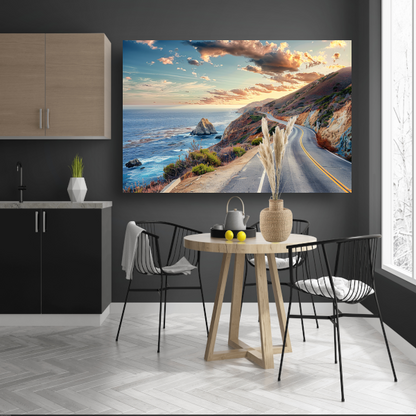 Impressionistieke Landschapsweg acrylglas