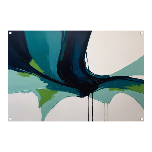 Harmonische Stroom van Moderne Abstractie tuinposter