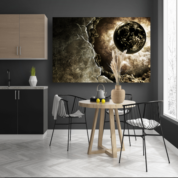 Planeet ontsnapt uit portaal canvas