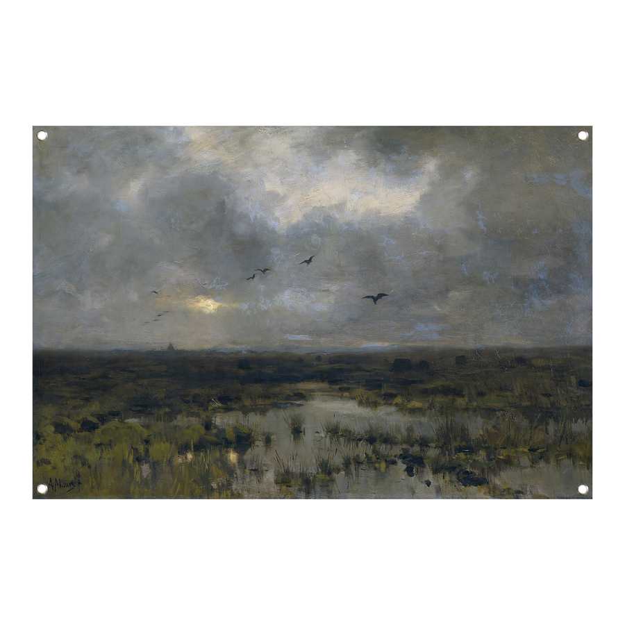 Het moeras - Anton Mauve tuinposter