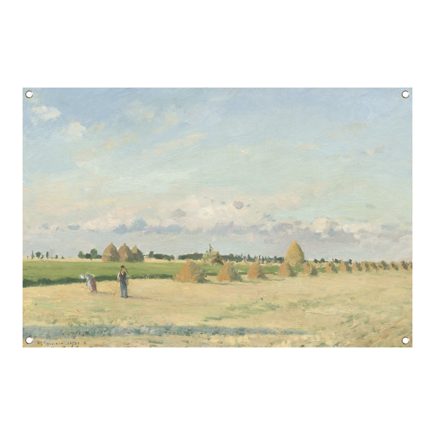 Landschap, Île-de-France - Camille Pissarro tuinposter