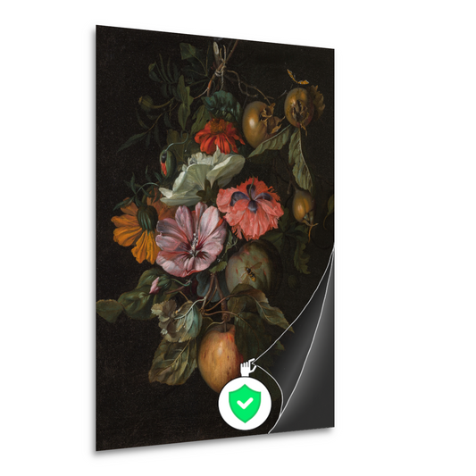 Festoen van vruchten en bloemen - Rachel Ruysch poster