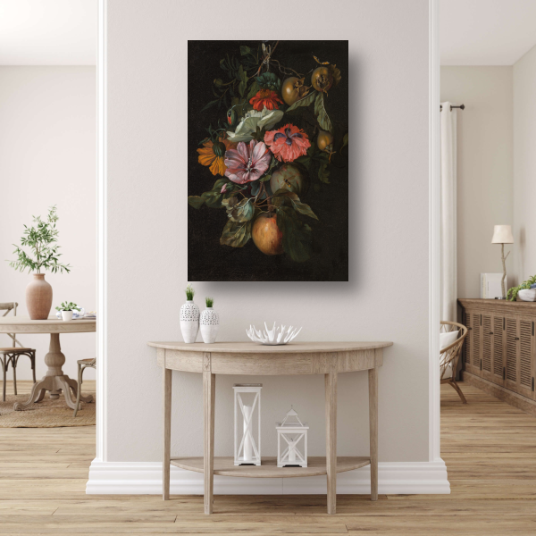 Festoen van vruchten en bloemen - Rachel Ruysch poster