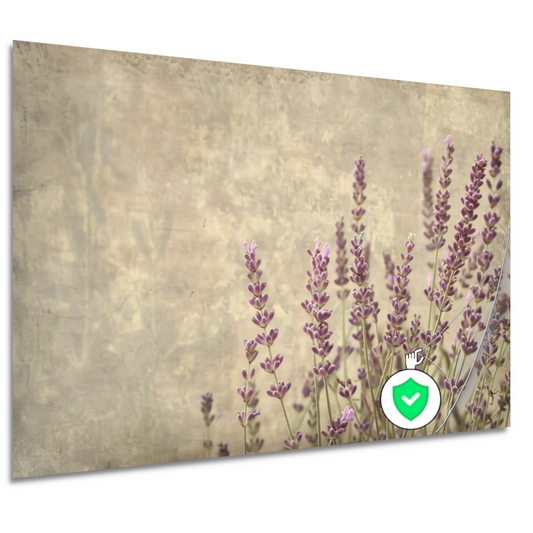 Paarse Lavendel in Bloei poster