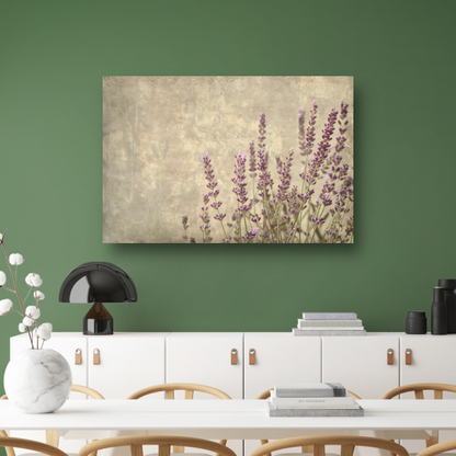 Paarse Lavendel in Bloei canvas