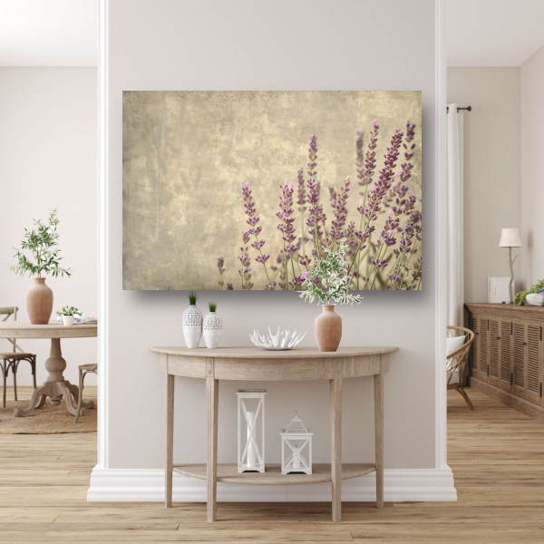 Paarse Lavendel in Bloei canvas
