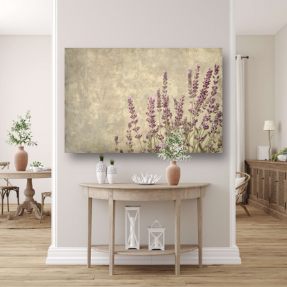Paarse Lavendel in Bloei canvas