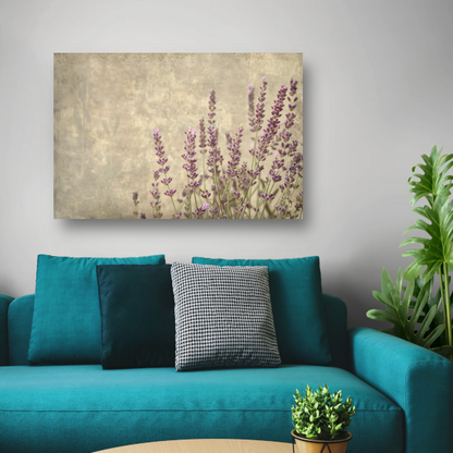 Paarse Lavendel in Bloei canvas