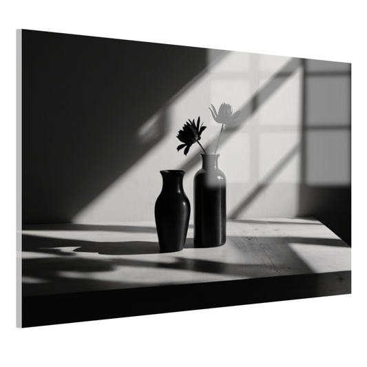 Stilleven met Vazen en Schaduwspel acrylglas