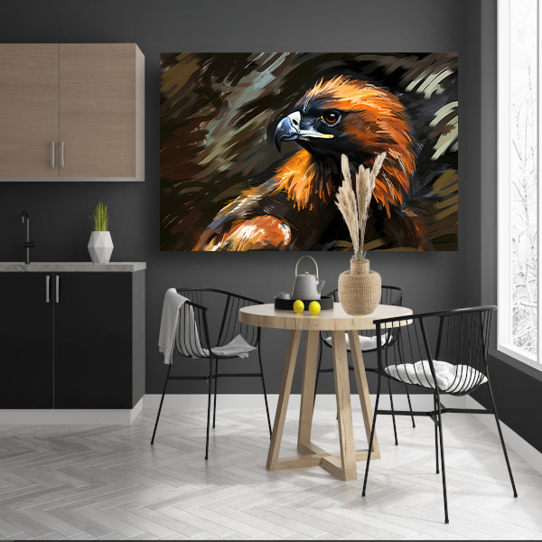 Gouden Arend in Landschap canvas