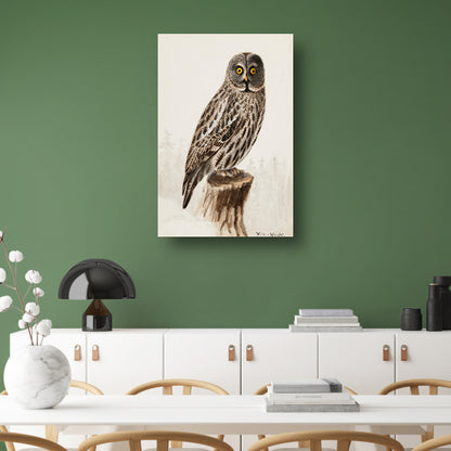 Grote Grijze Uil - Wilhelm von Wright Acrylglas