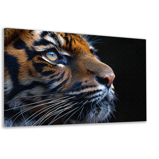 Het betoverende oog van de tijger canvas