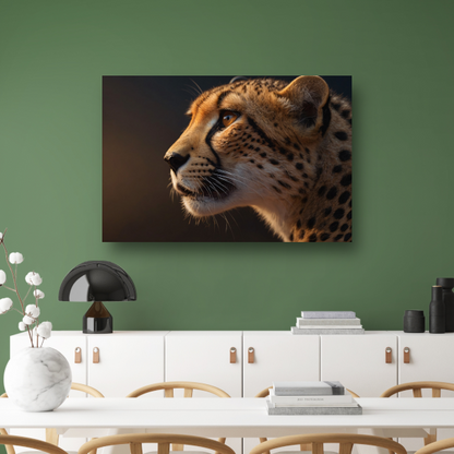 Intense blik van een majestueuze cheeta poster