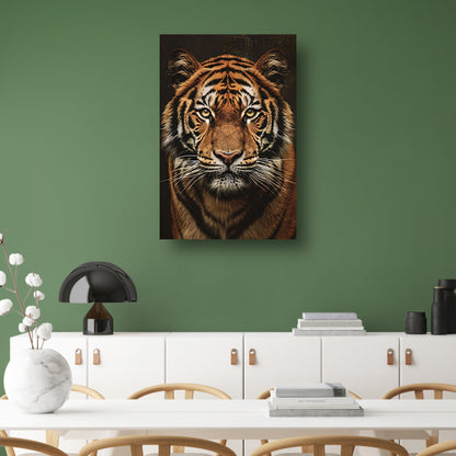 Portret van een Indrukwekkende Tijger canvas