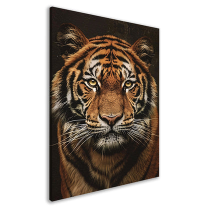 Portret van een Indrukwekkende Tijger canvas
