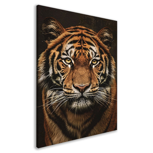 Portret van een Indrukwekkende Tijger canvas