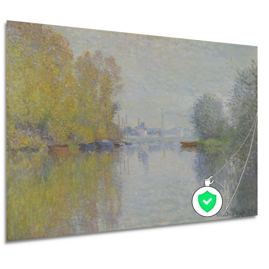 Herfst aan de Seine, Argenteuil - Claude Monet poster