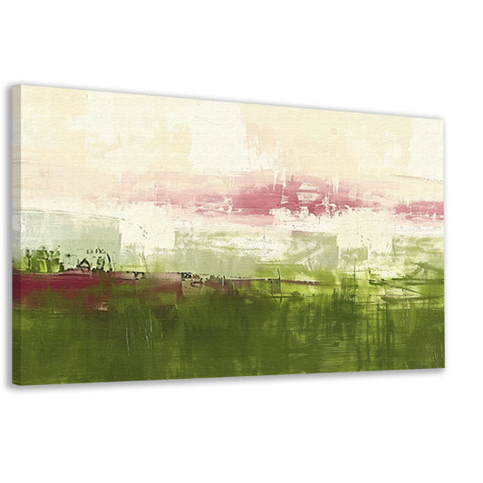 Abstract digitaal schilderij van landschap canvas