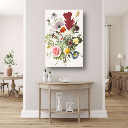 Boeket bloemen uit 1680 poster