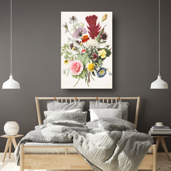 Boeket bloemen uit 1680 poster