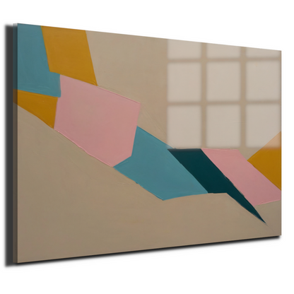 Samenspel van Vorm en Kleur in Minimalisme acrylglas