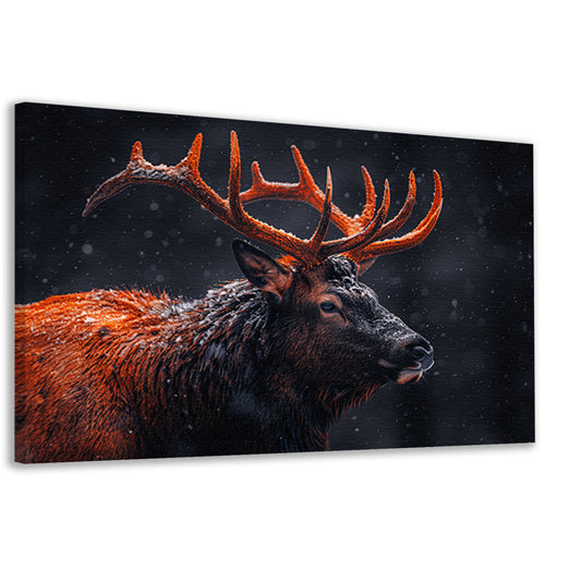 Sneeuwhoorn in Winterlandschap canvas