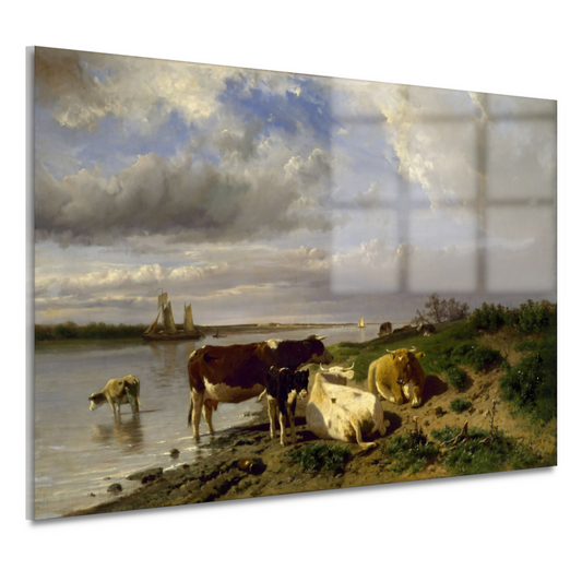 Landschap met vee - Anton Mauve acrylglas