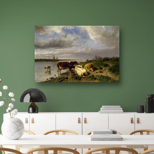Landschap met vee - Anton Mauve poster