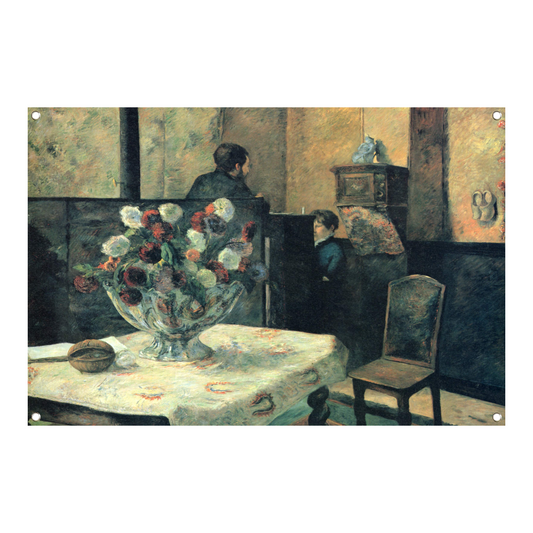 Schilderij van een interieur in de rue Carcel, Parijs - Paul Gauguin tuinposter