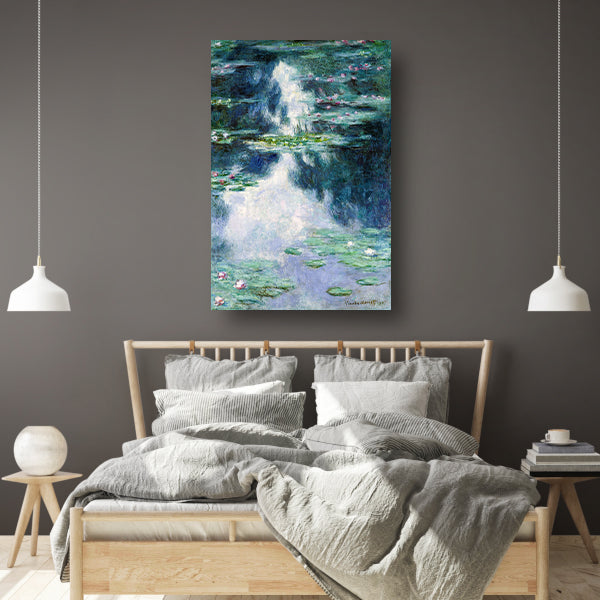 Waterlelies - Claude Monet canvas met baklijst