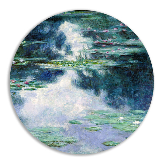 Waterlelies - Claude Monet aluminium muurcirkel