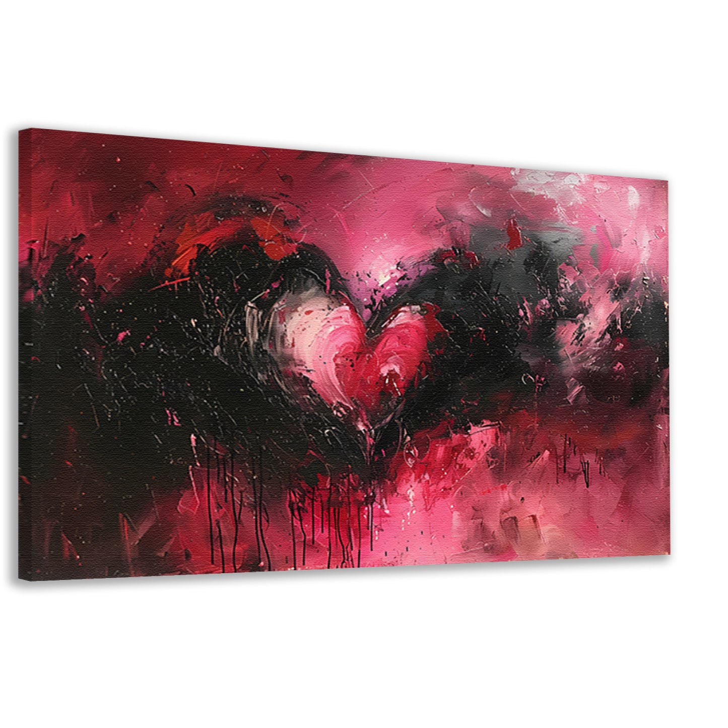 Minimalistisch Hart canvas