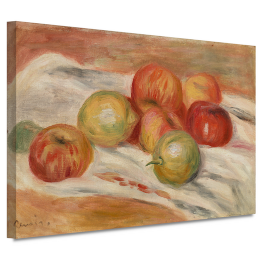 Appels en citroenen op een doek - Pierre-Auguste Renoir canvas