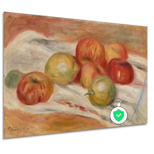 Appels en citroenen op een doek - Pierre-Auguste Renoir poster