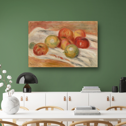 Appels en citroenen op een doek - Pierre-Auguste Renoir poster