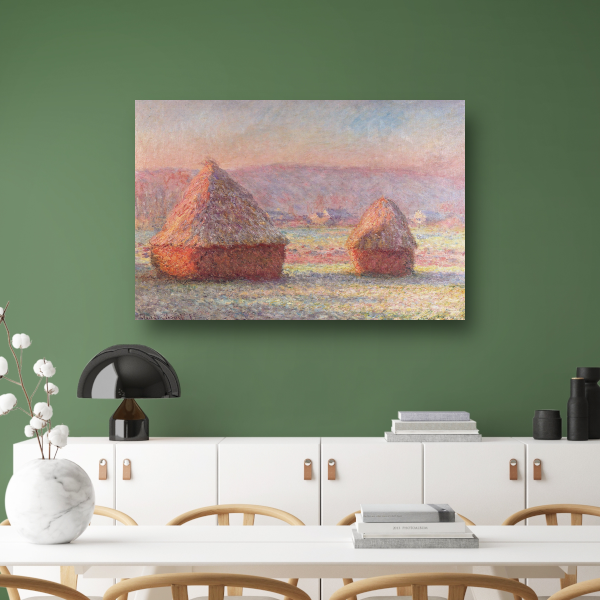 Witte Vorst, zonsopkomst - Claude Monet poster