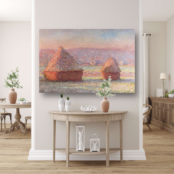 Witte Vorst, zonsopkomst - Claude Monet poster